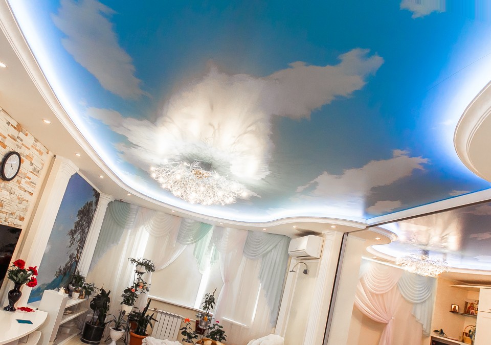 Заказать потолок с фотопечатью в г. Белёв